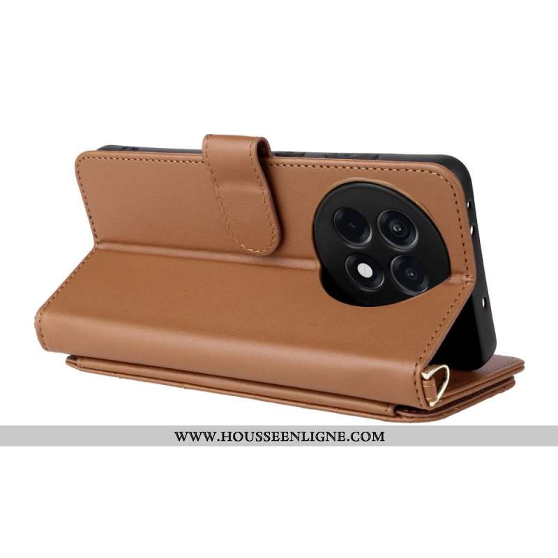 Housse OnePlus 13R Stylée avec Lanière et Bandoulière