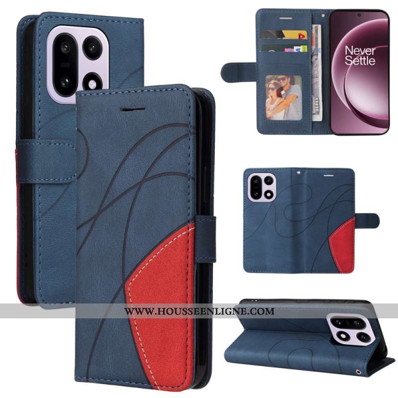 Housse OnePlus 15 Bicolore Ondulation