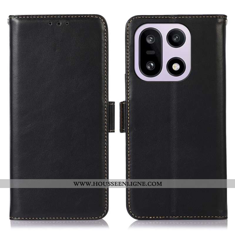 Housse OnePlus 15 Cuir Blocage RFID