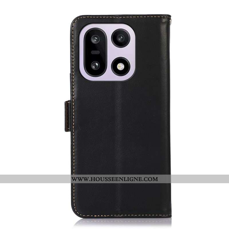 Housse OnePlus 15 Cuir Blocage RFID