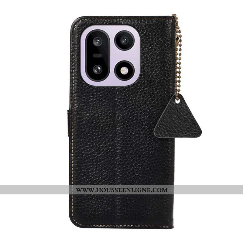 Housse OnePlus 15 Cuir Protection RFID