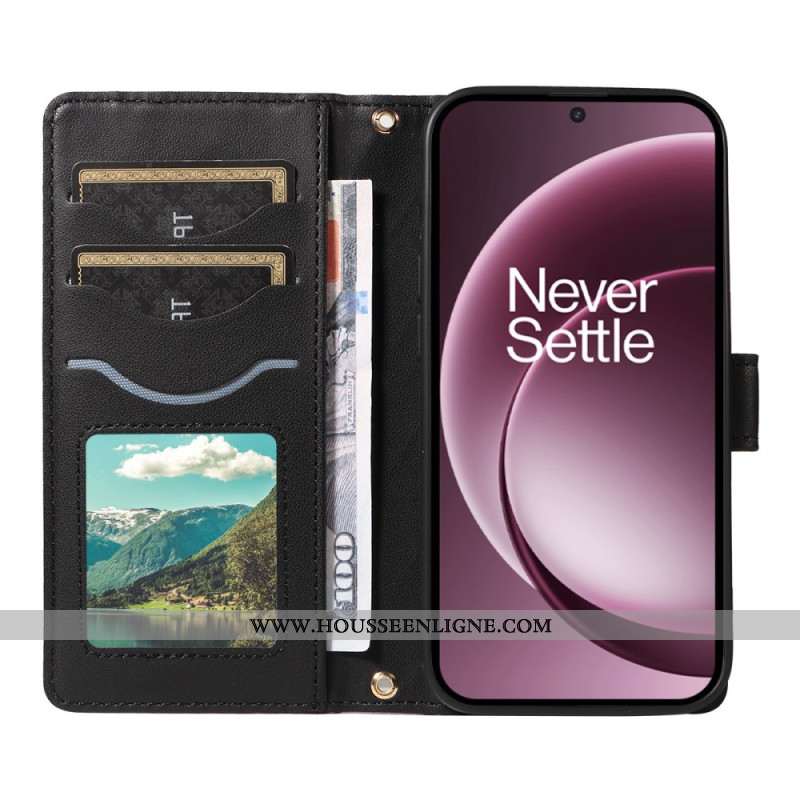 Housse OnePlus 15 Matelassée avec Bandoulière et Lanière