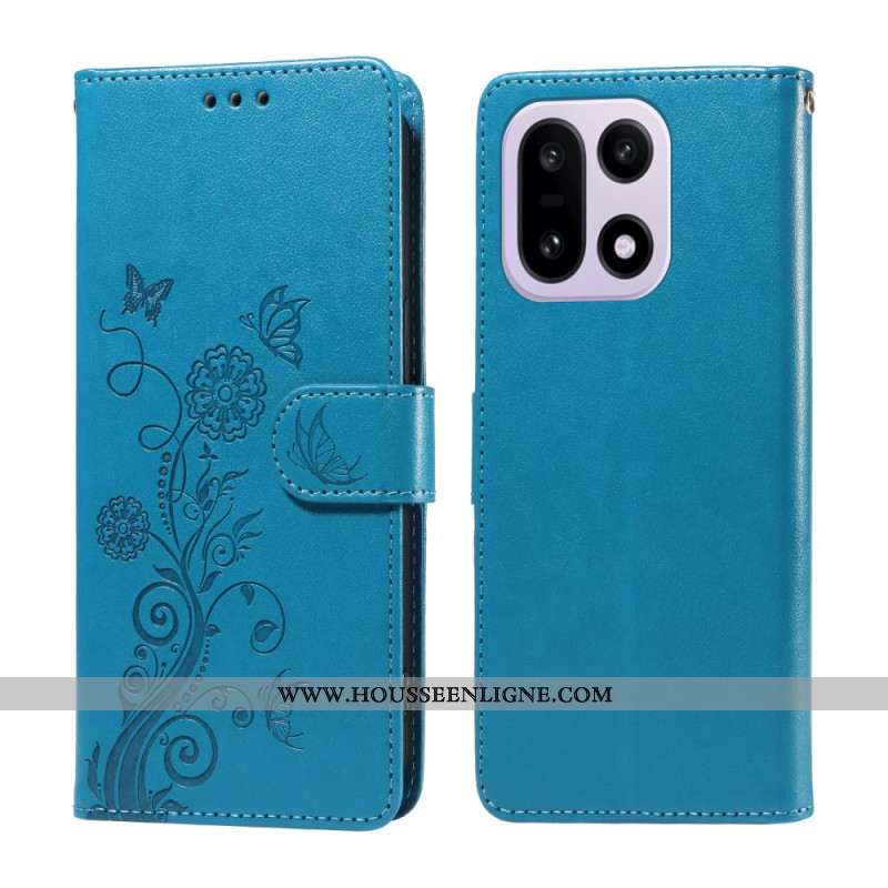 Housse OnePlus 15 Papillon Floral