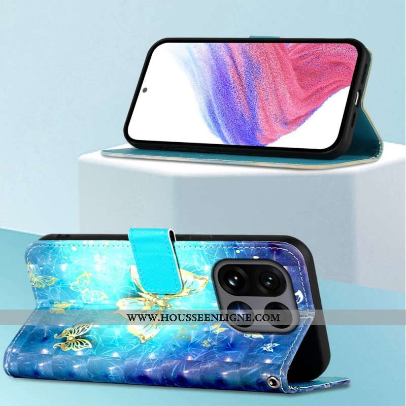 Housse OnePlus 15 Papillons Dorés