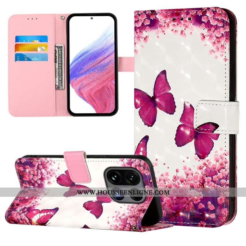 Housse OnePlus 15 Papillons Roses