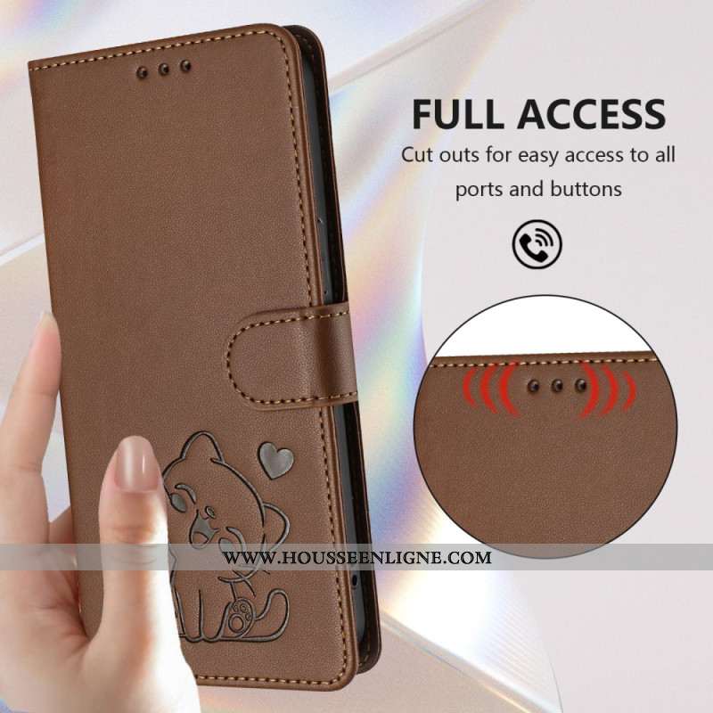 Housse OnePlus 15 Petit Chat à Lanière