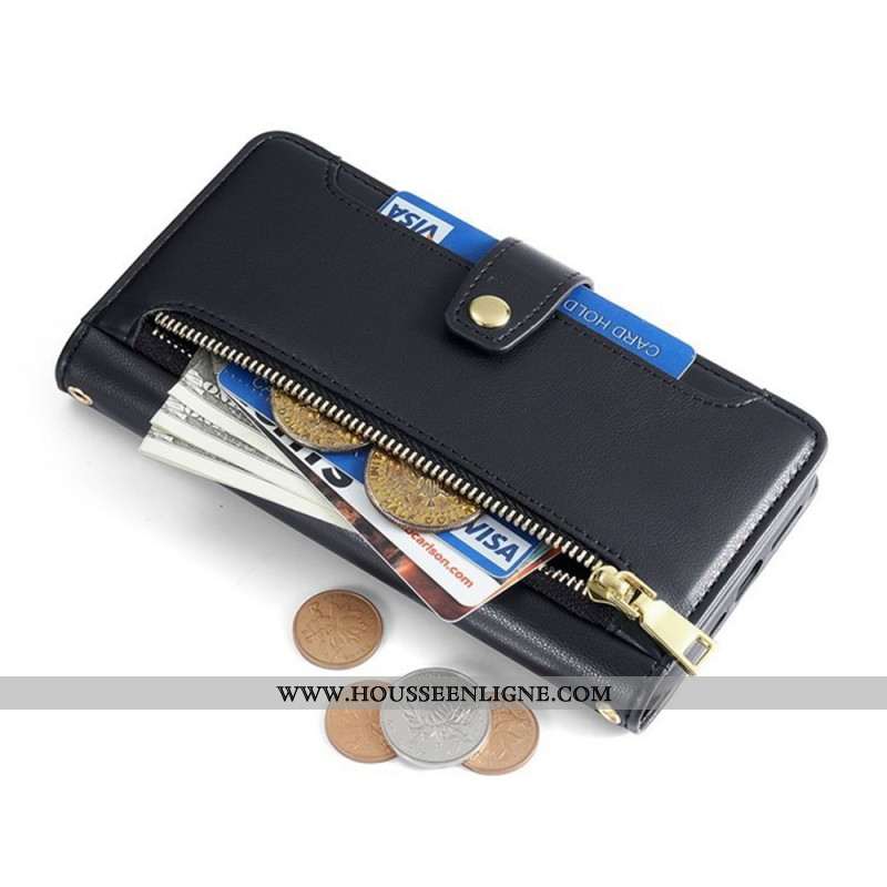 Housse OnePlus 15 Portefeuille avec sangles