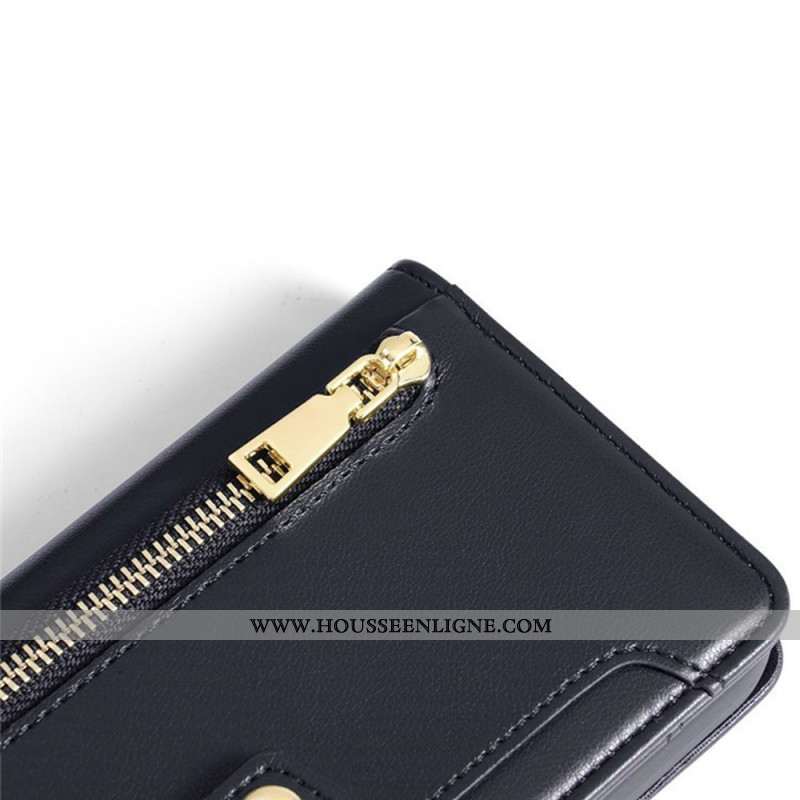 Housse OnePlus 15 Portefeuille avec sangles