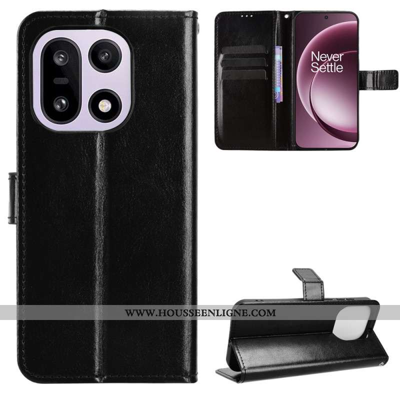 Housse OnePlus 15 Simili Cuir Flashy