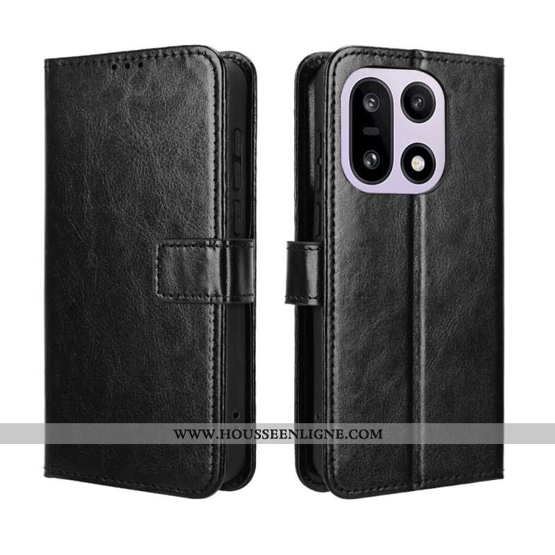 Housse OnePlus 15 Simili Cuir Flashy