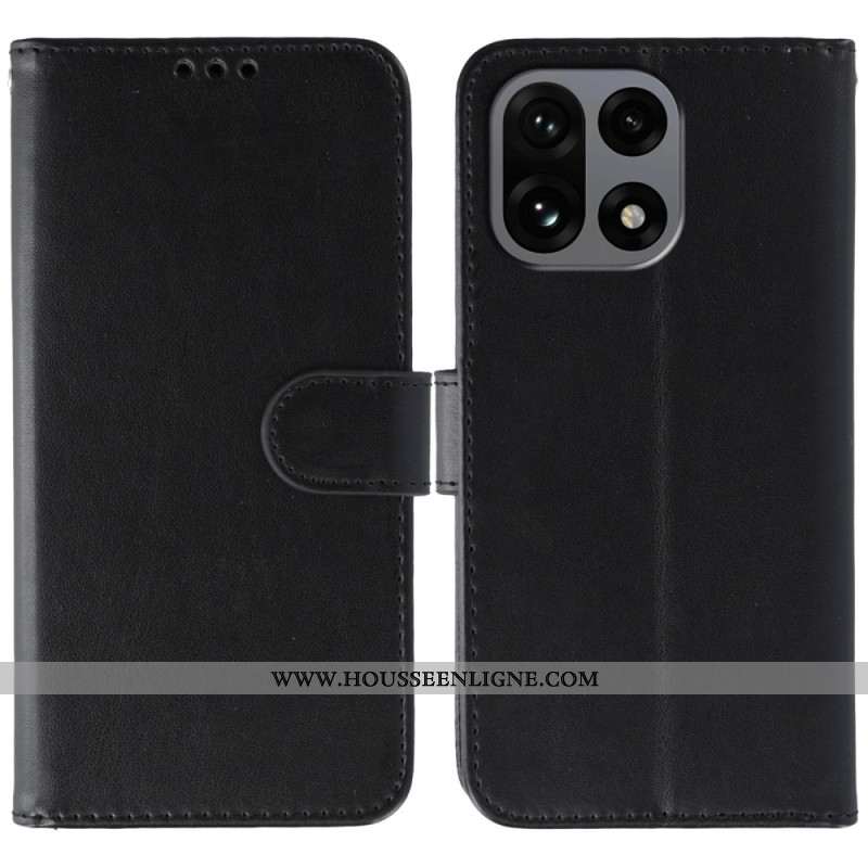 Housse OnePlus 15 Simili Cuir Uni