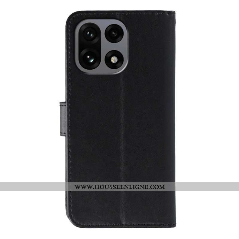 Housse OnePlus 15 Simili Cuir Uni