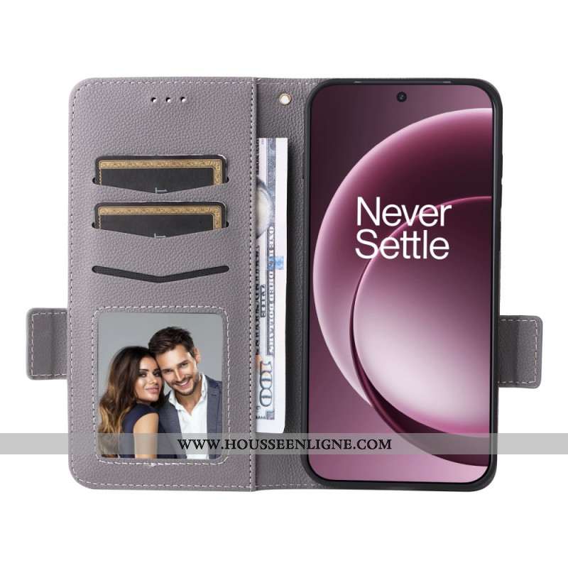 Housse OnePlus 15 Simili Cuir à Lanière