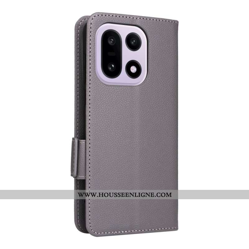 Housse OnePlus 15 Simili Cuir à Lanière