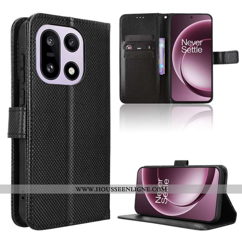 Housse OnePlus 15 Texture Diamants