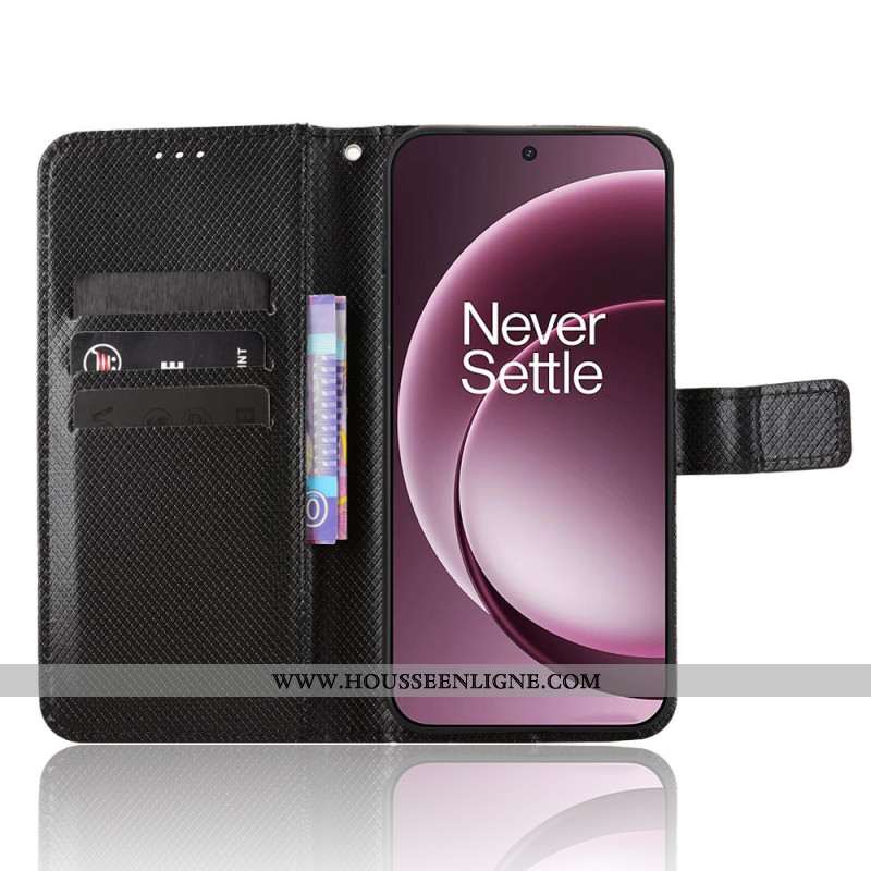 Housse OnePlus 15 Texture Diamants