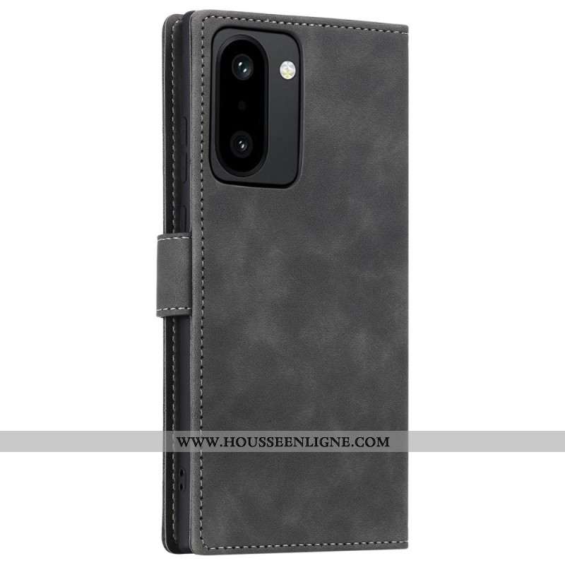 Housse OnePlus 15R 5G Rétro à Lanière