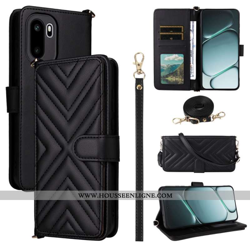 Housse OnePlus 15R 6 Porte-Cartes avec Sangles