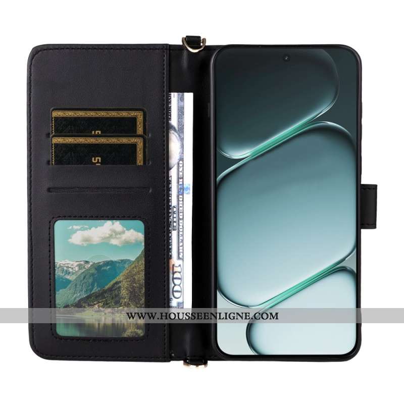 Housse OnePlus 15R 6 Porte-Cartes avec Sangles