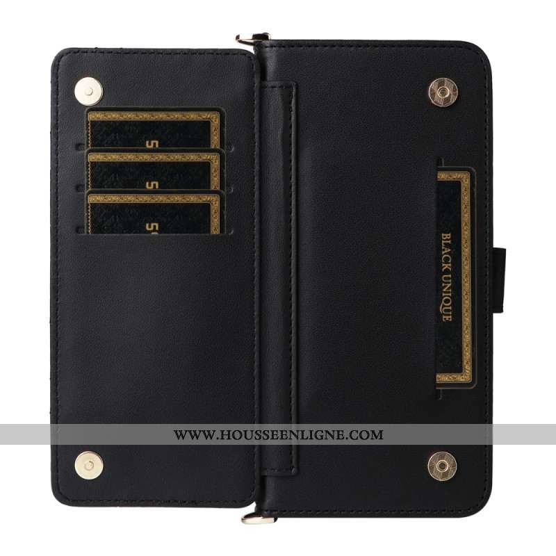 Housse OnePlus 15R 6 Porte-Cartes avec Sangles