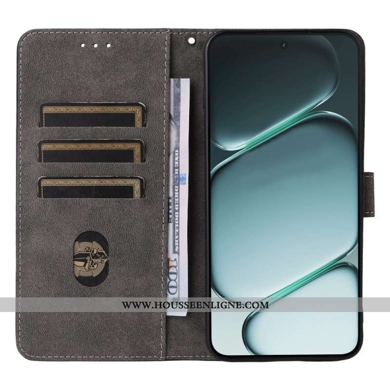 Housse OnePlus 15R Blocage RFID Effet Daim