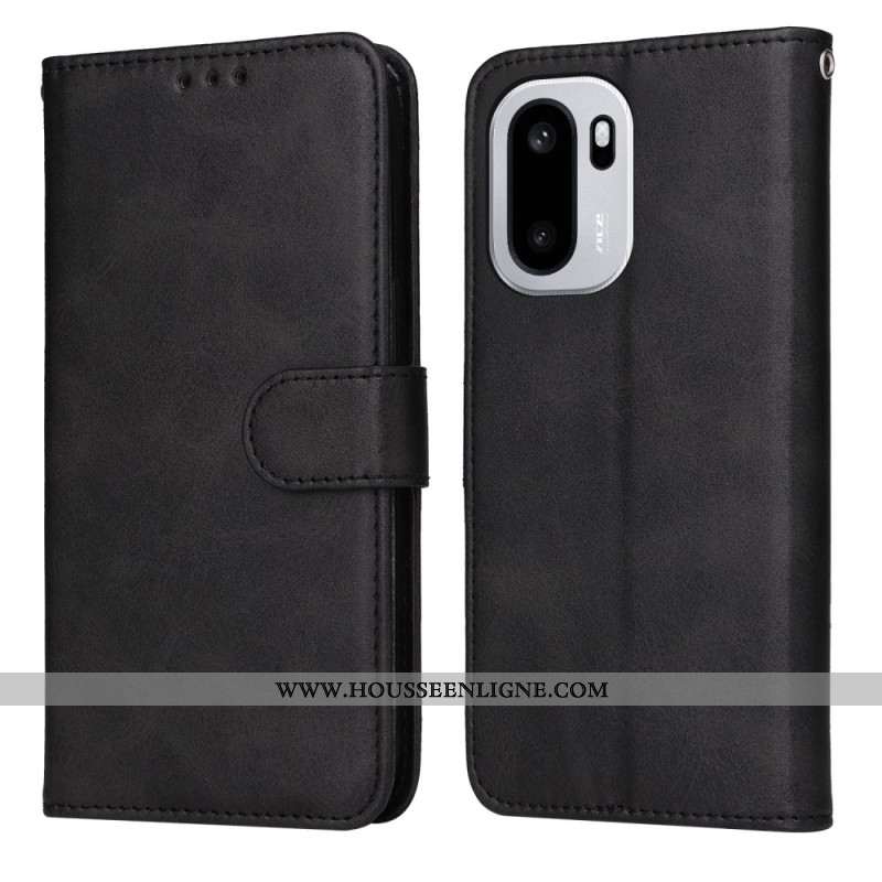 Housse OnePlus 15R Effet Cuir Uni