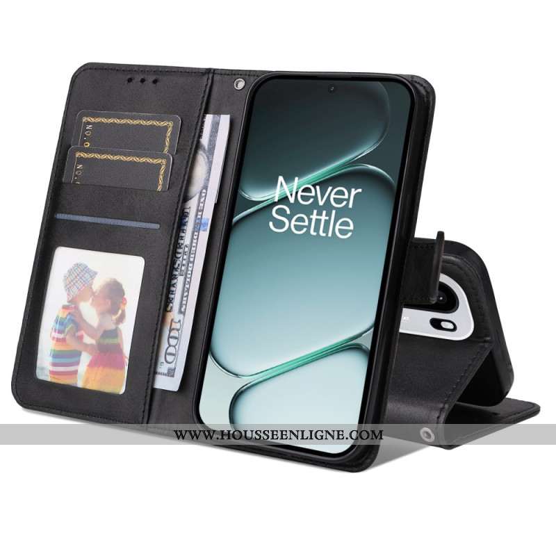 Housse OnePlus 15R Effet Cuir Uni