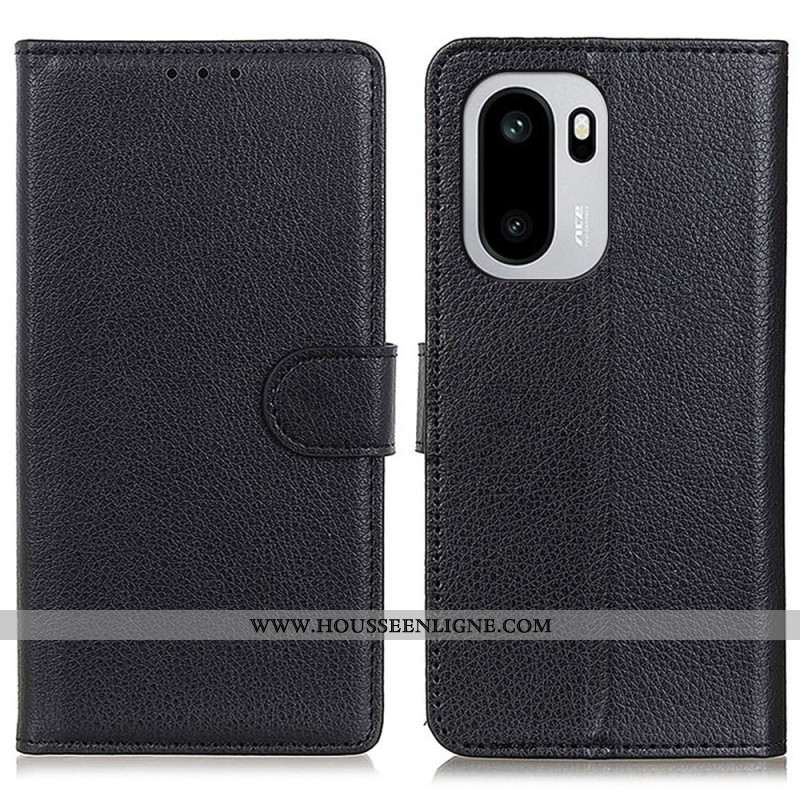 Housse OnePlus 15R Simili Cuir Traditionnel