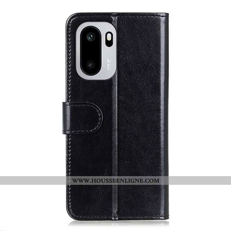 Housse OnePlus 15R Simili Cuir Verni