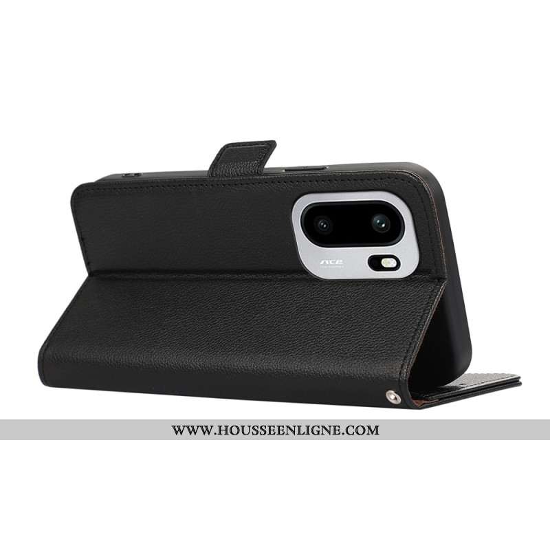 Housse OnePlus 15R Texture Litchi ABEEL