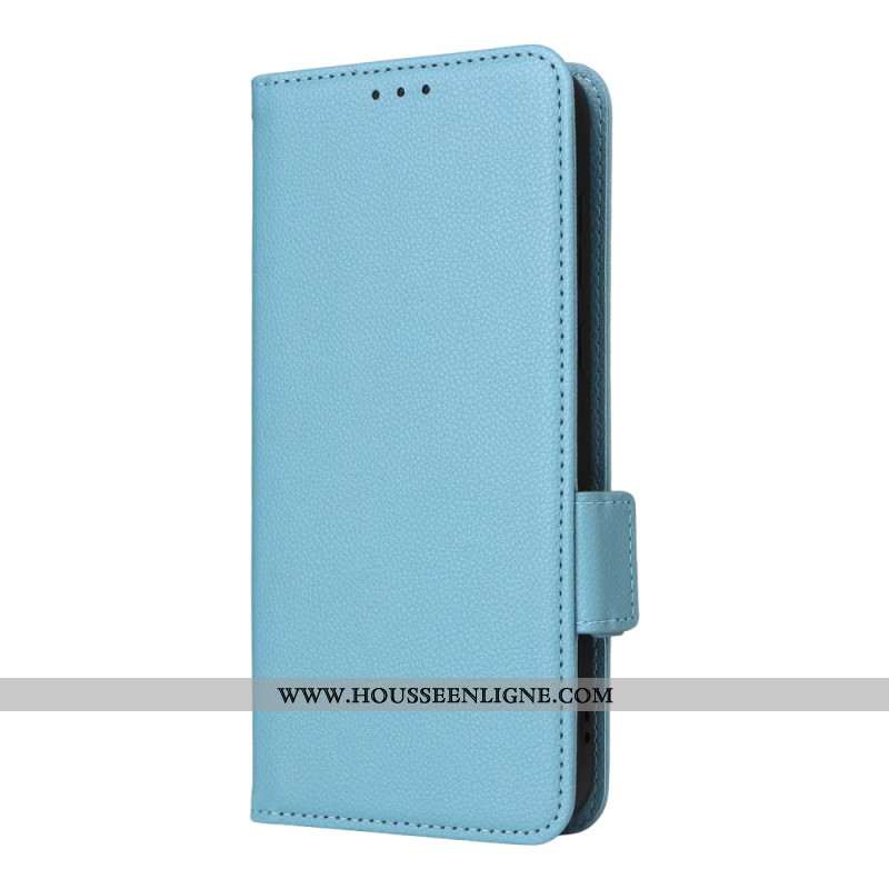 Housse OnePlus 15R Texture Litchi à Lanière