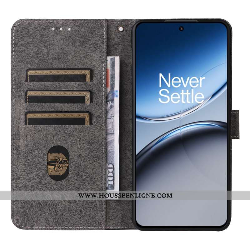 Housse OnePlus Nord 4 Effet Cuir Blocage RFID
