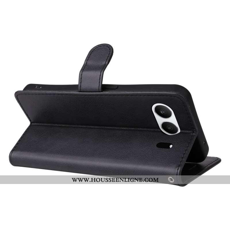 Housse OnePlus Nord 4 Effet Cuir Uni