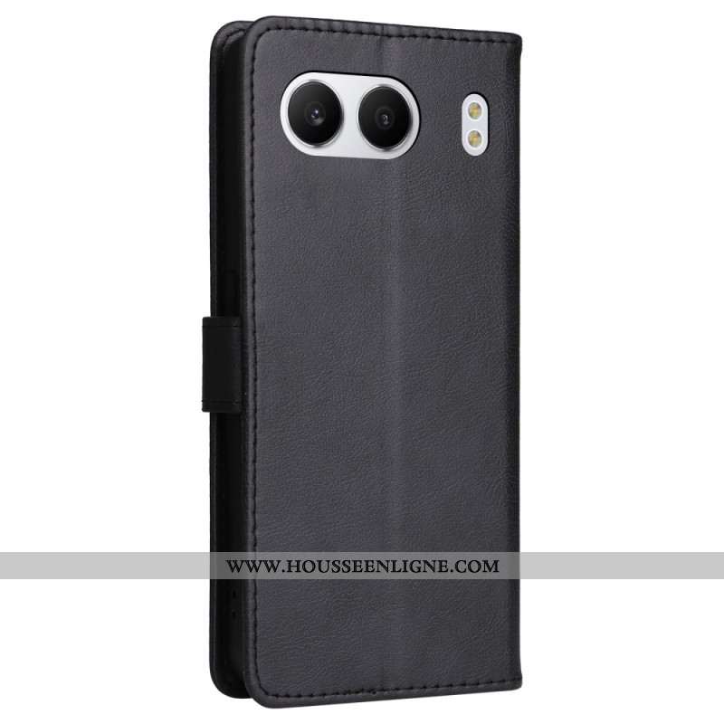 Housse OnePlus Nord 4 Effet Cuir Uni