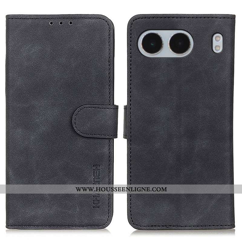 Housse OnePlus Nord 4 Effet Rétro KHAZNEH