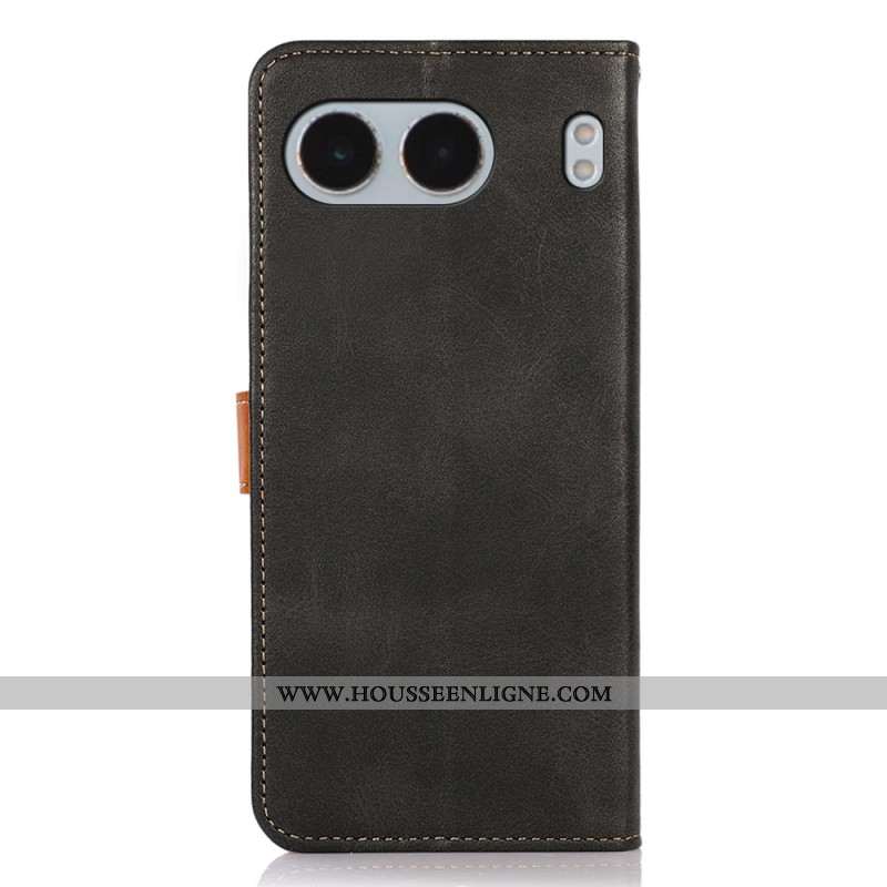 Housse OnePlus Nord 4 Fermoir Doré KHAZNEH