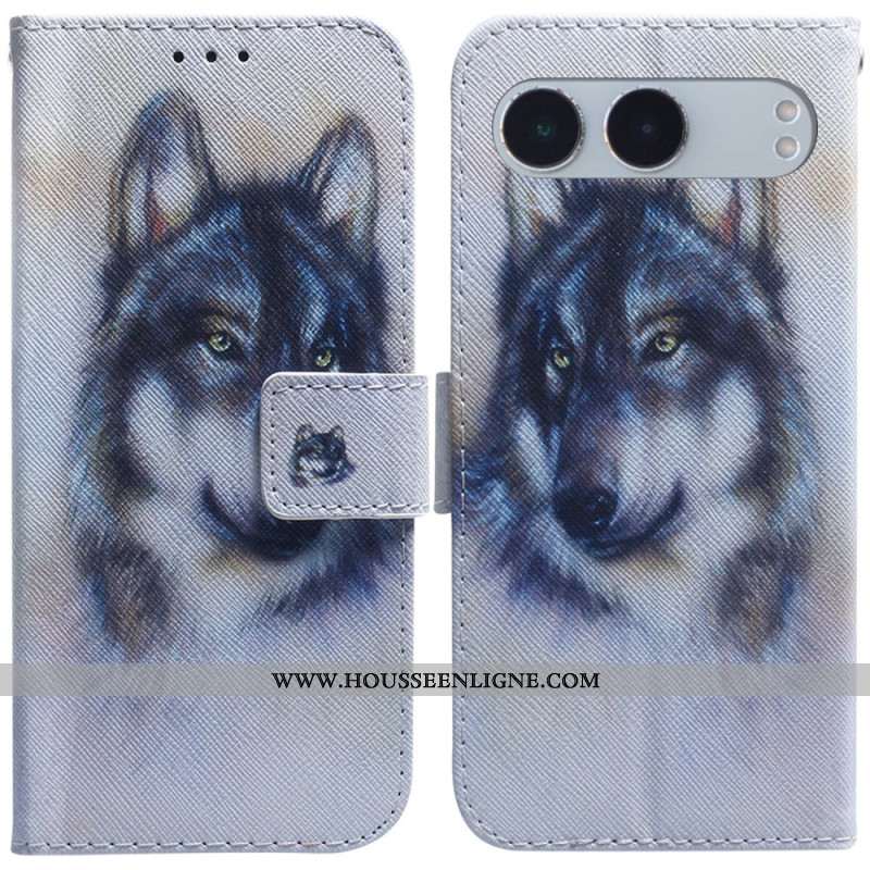 Housse OnePlus Nord 4 Loup Aquarelle