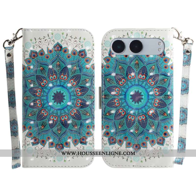 Housse OnePlus Nord 4 Mandala Vert à Lanière