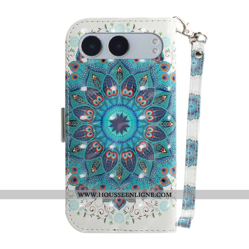 Housse OnePlus Nord 4 Mandala Vert à Lanière