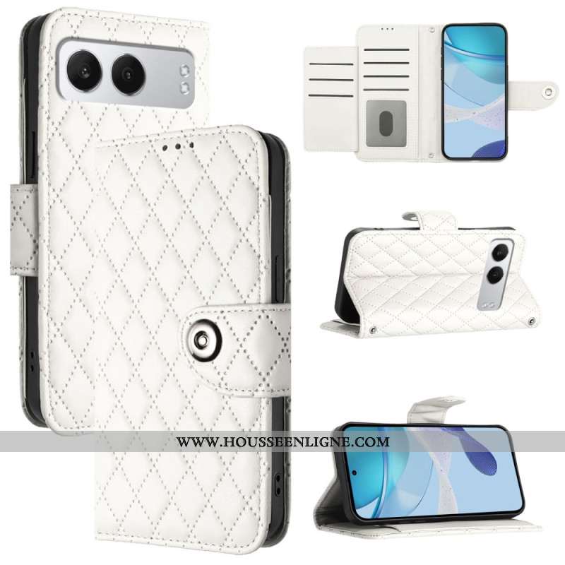 Housse OnePlus Nord 4 Matelassée 7 Porte-Cartes