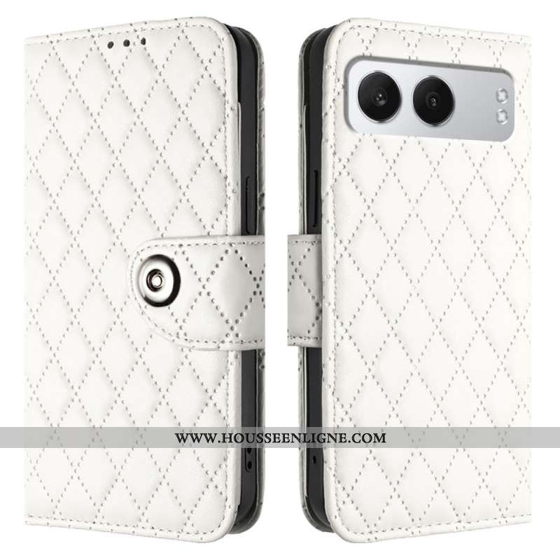 Housse OnePlus Nord 4 Matelassée 7 Porte-Cartes