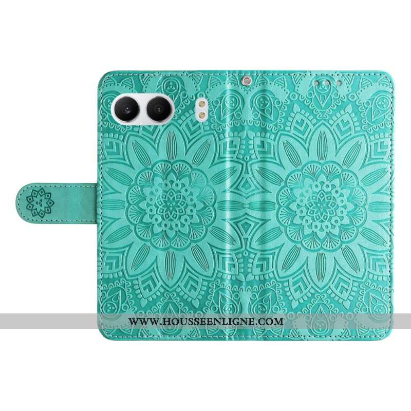 Housse OnePlus Nord 4 Motif Tournesol à Lanière