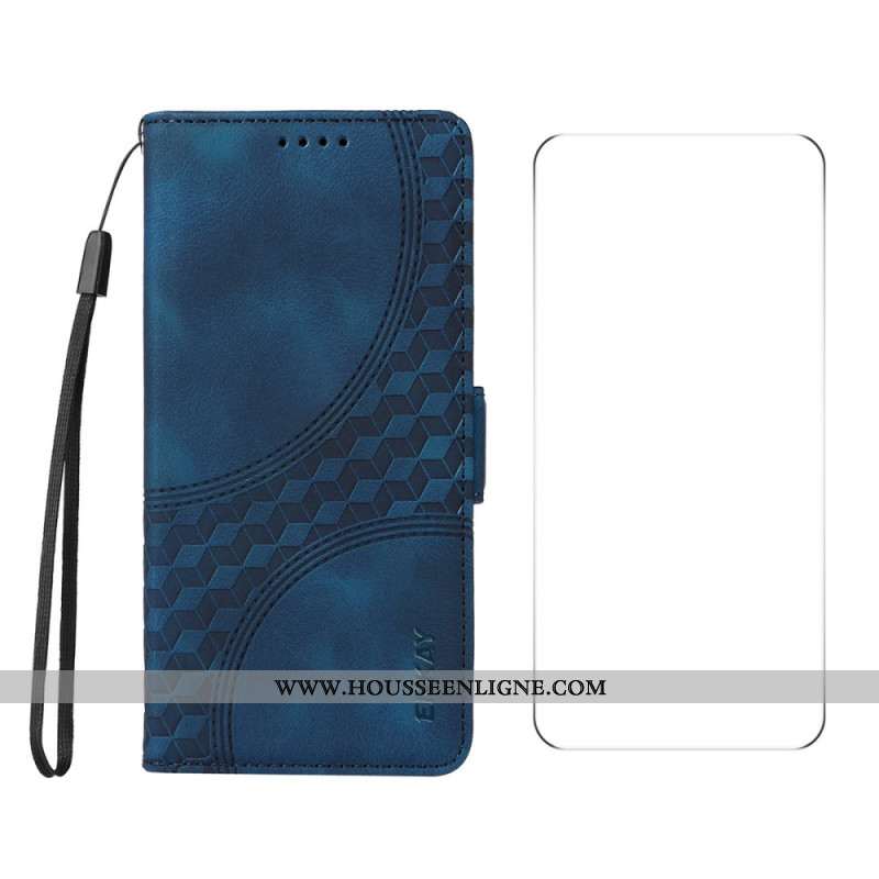 Housse OnePlus Nord 4 Motif avec Protection Écran en Verre Trempé