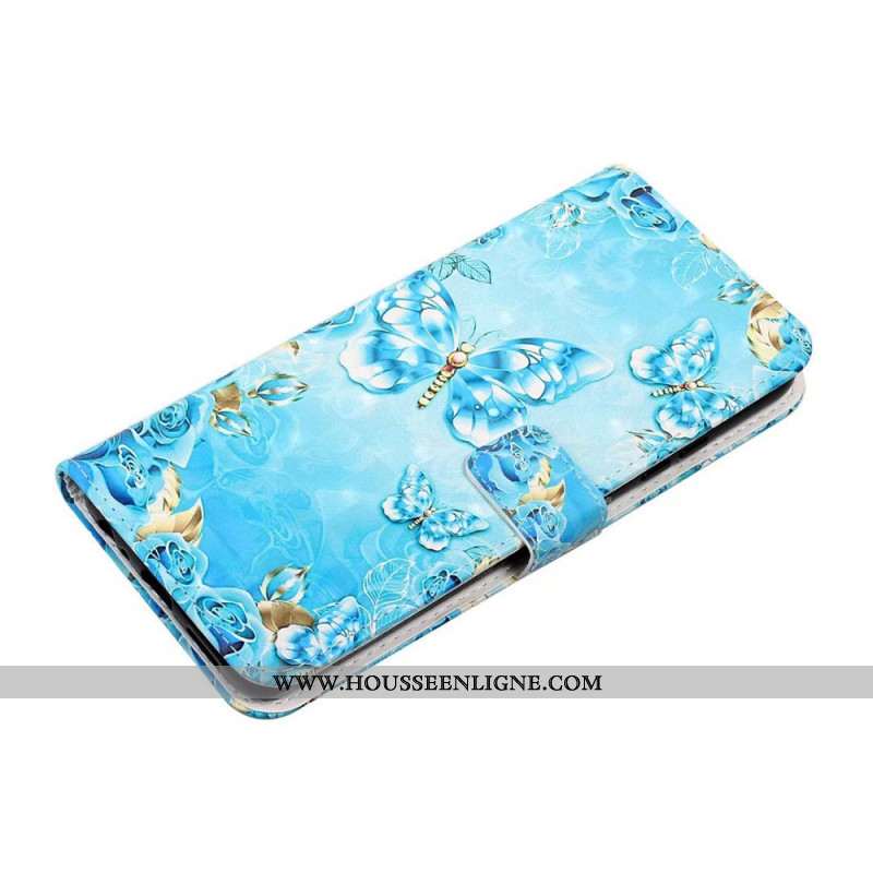 Housse OnePlus Nord 4 Papillons Bleus 3D