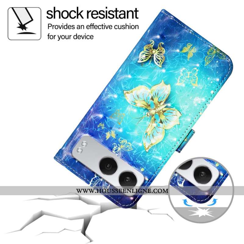 Housse OnePlus Nord 4 Papillons Dorés