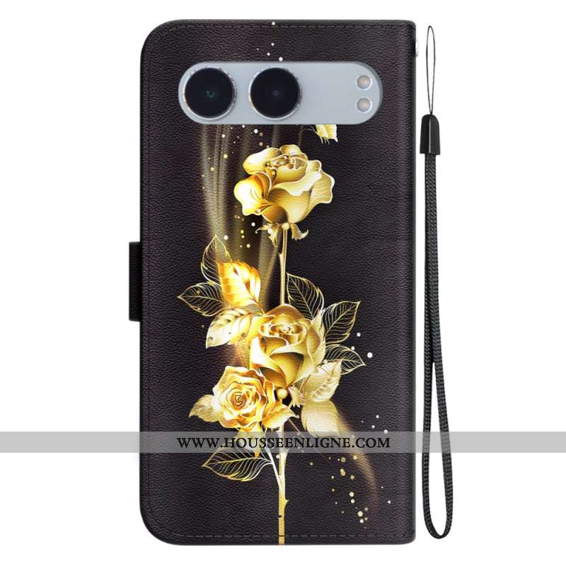 Housse OnePlus Nord 4 Papillons Dorés et Roses