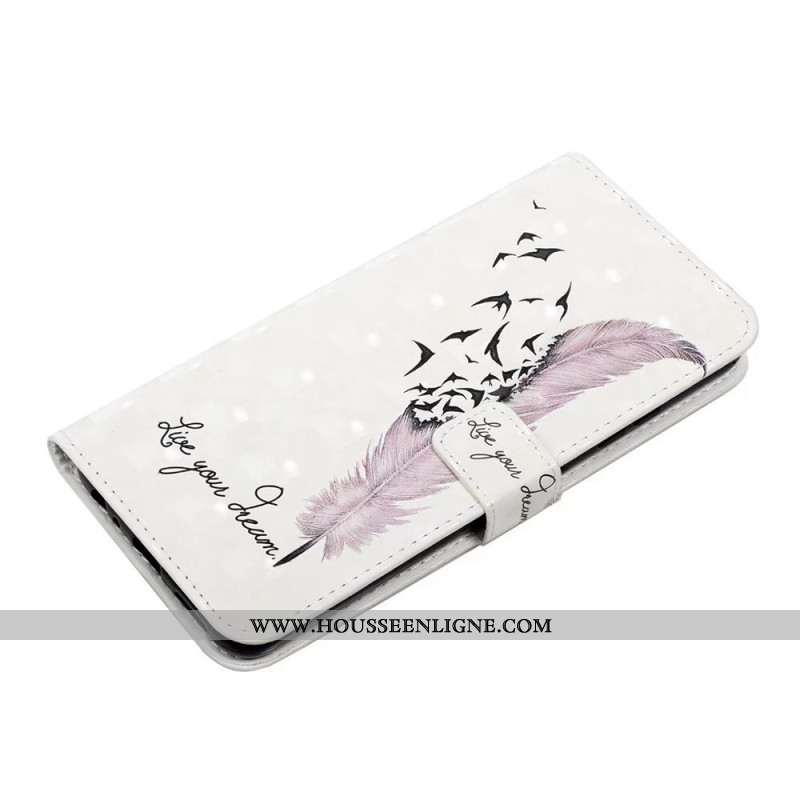 Housse OnePlus Nord 4 Plume Rose 3D