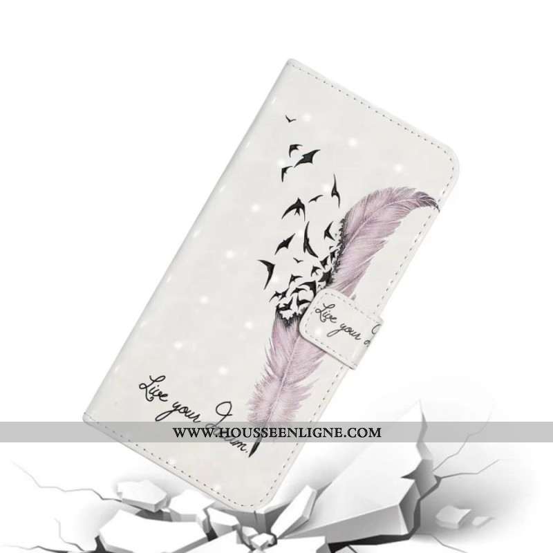 Housse OnePlus Nord 4 Plume Rose 3D