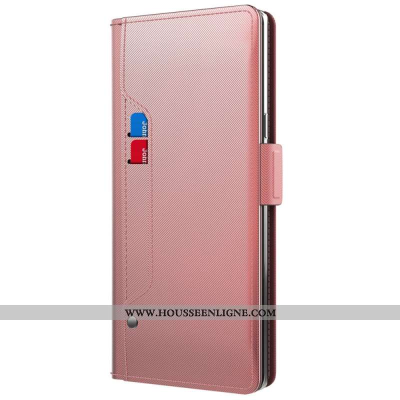 Housse OnePlus Nord 4 Porte-Cartes et Miroir