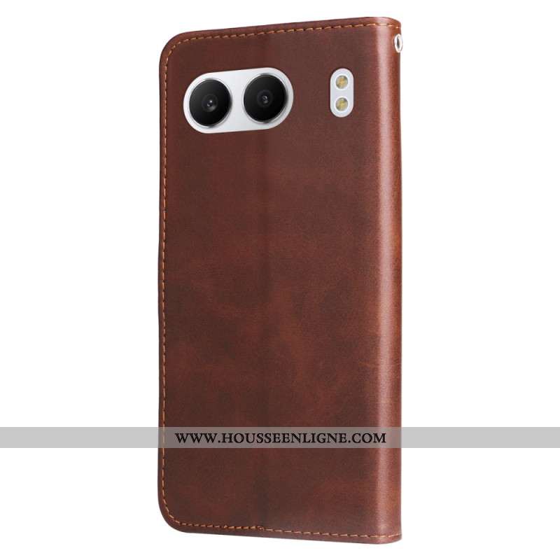 Housse OnePlus Nord 4 Portefeuille à Fermeture Éclair